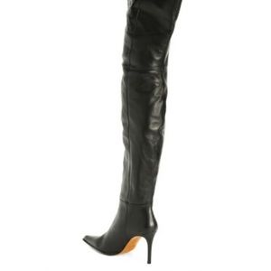NEW in BOX TopShop Amalia boots size 41 Black Leather